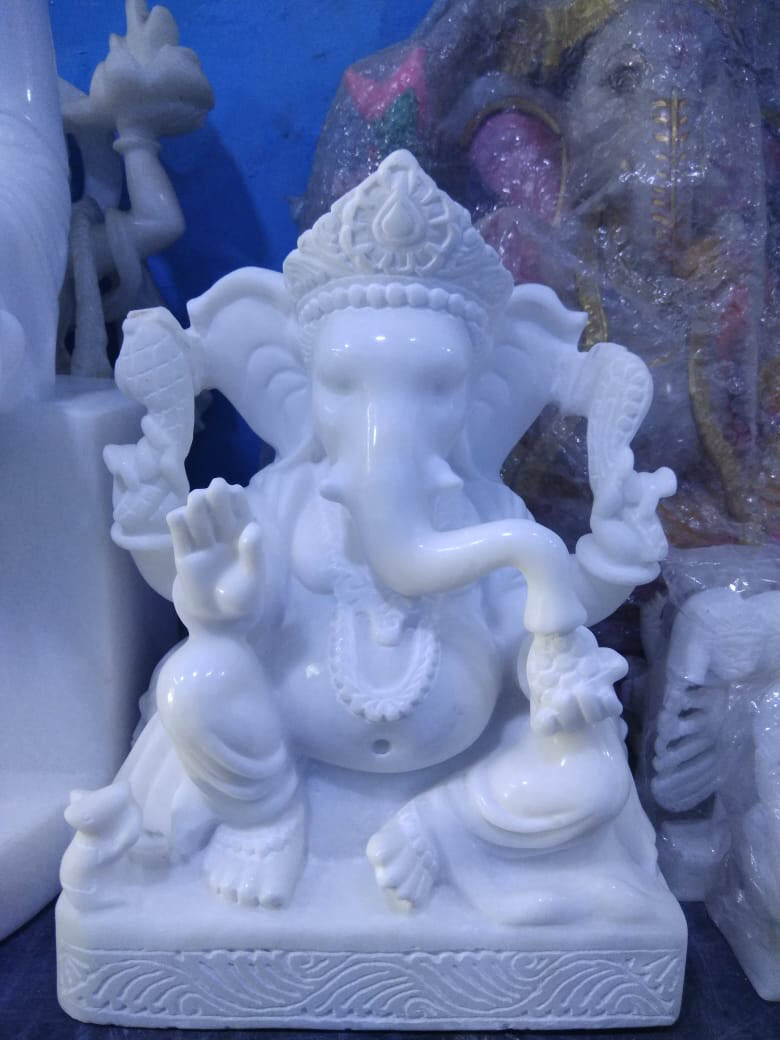 Lord Ganesha Marble Idol Statue
