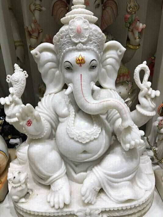 Lord Ganesha Marble Idol Statue
