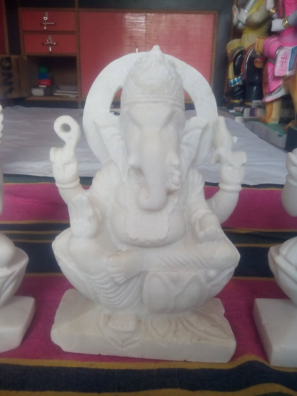 Lord Ganesha Marble Idol Statue