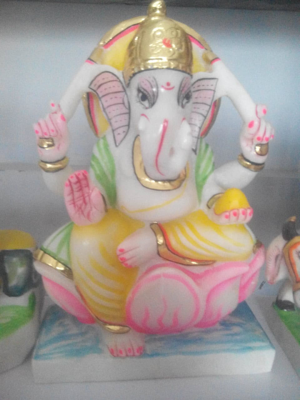 Lord Ganesha Marble Idol Statue