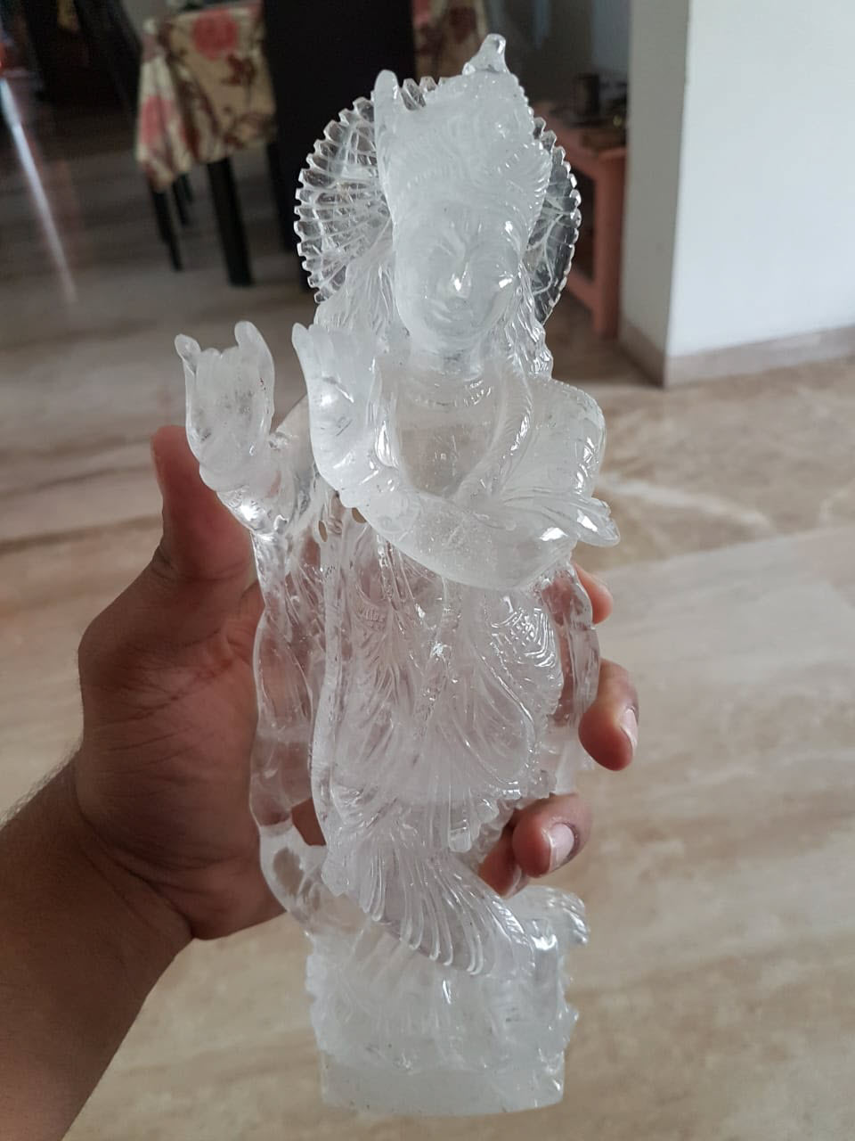 Precious Gemstone Radha Krishna Idols