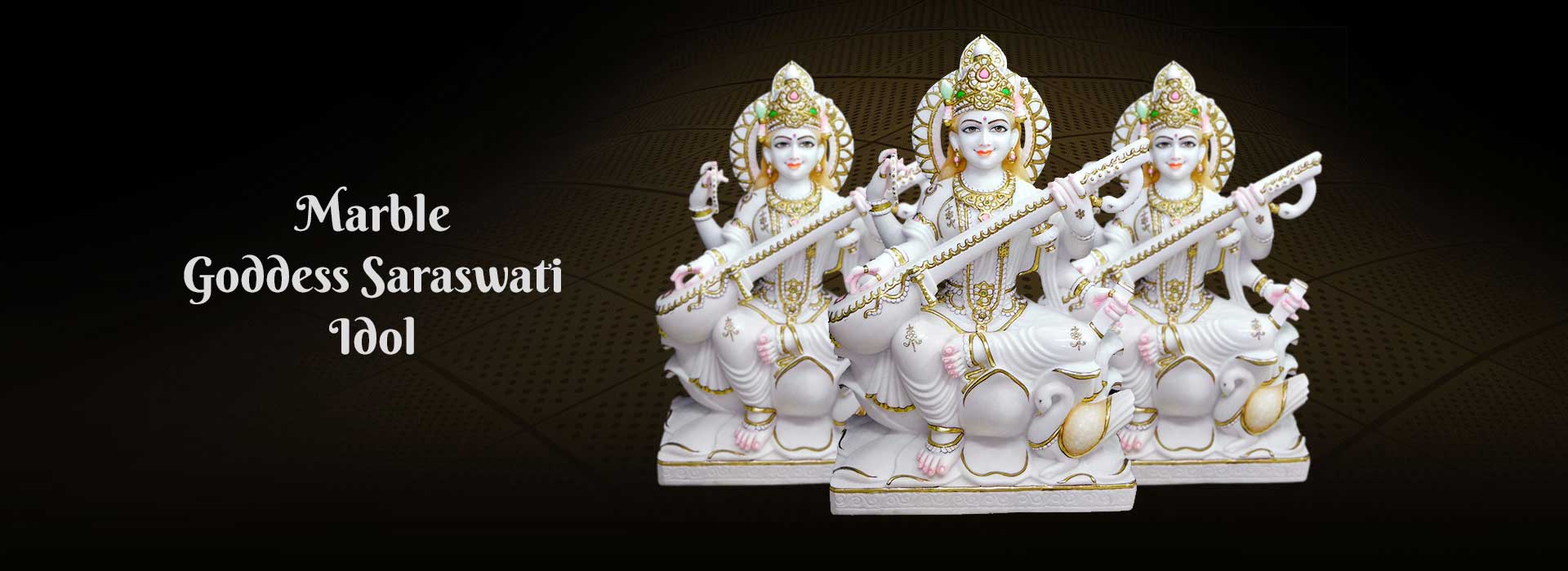Marble-Goddess-Saraswati-Idol