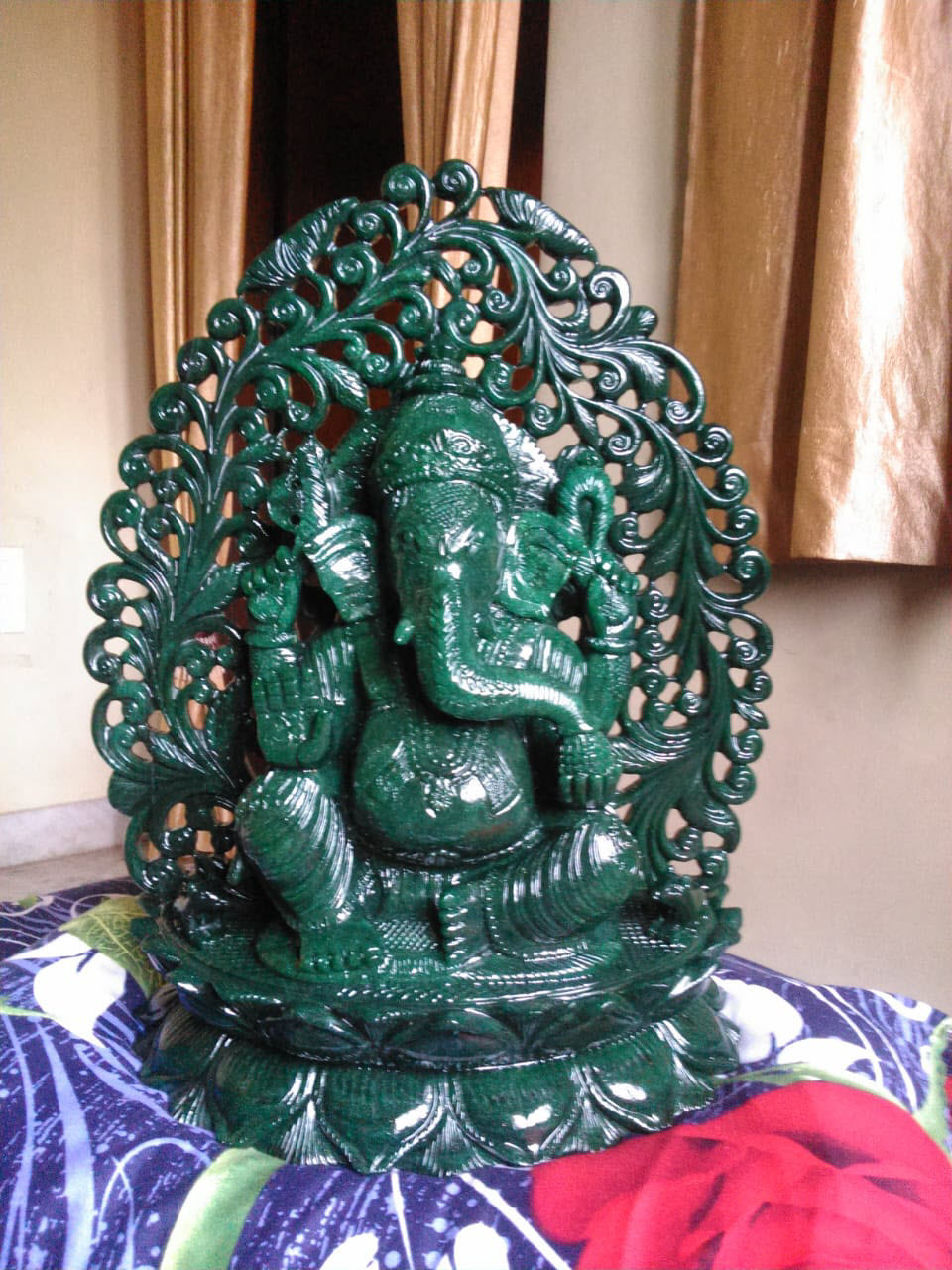 Precious Gemstone Ganesha Idols