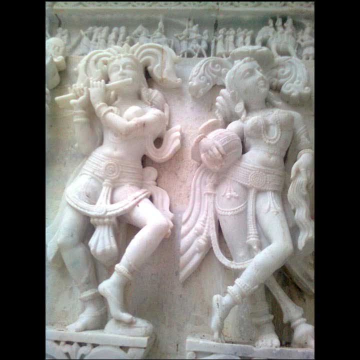 Marble Radha Krishna Murti