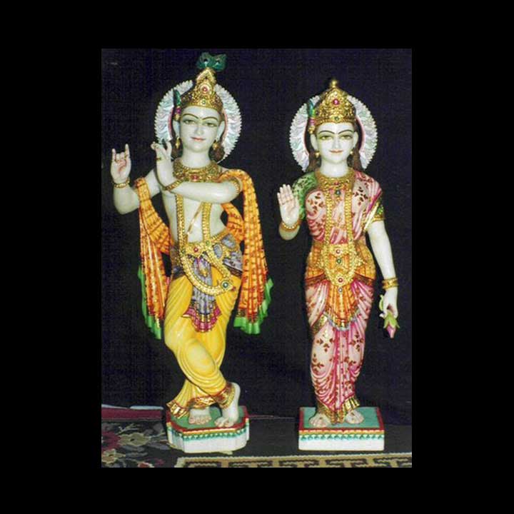 Marble Radha Krishna Murti