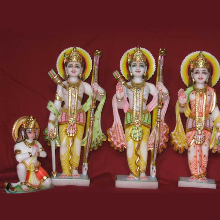 Marble Ram Darbar Statue